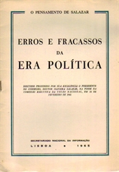 Imagem de ERROS E FRACASSOS DA ERA POLITICA