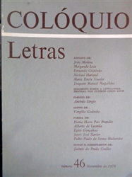 Imagem de  COLÓQUIO LETRAS - Nº 46