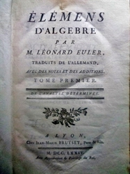 Imagem de Eléments d'algebre - 2 volumes