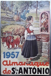 Imagem de ALMANAQUES SANTO ANTÓNIO-1957