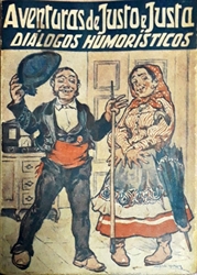 Imagem de Aventuras  de justo e justa diálogos humorísticos 
