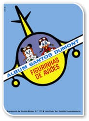 Imagem de Album Santos Dumont - Figurinhas De Aviões 