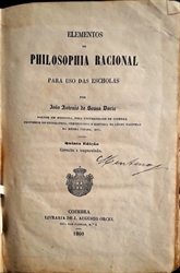 Imagem de Elementos de Philosophia Racional para uso das escholas