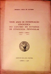 Imagem de Vinte anos de investigação etnologica do centro de estudos de etnologia peninsular 