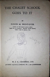 Imagem de The chalet school goes to it