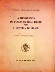 Imagem de A IMPORTÂNCIA DO FUNDO DO REAL ERÁRIO PARA A HISTÓRIA DO BRASIL