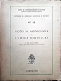 Imagem de 65 - Lições de metodologia e critica históricas 