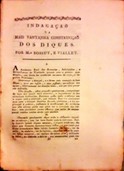 Imagem de Indagação da mais vantajosa construção dos diques 