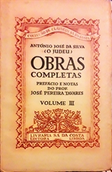 Imagem de ANTÓNIO JOSÉ DA SILVA (O JUDEU) - III volume 