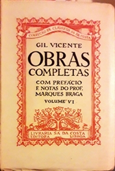 Imagem de Obras completas de Gil Vicente - Volume VI