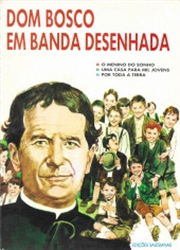 Imagem de Dom Bosco em banda desenhada